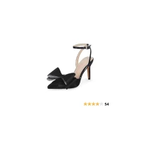 Rhinestone Closed Toe High Heel Strappy Shoes