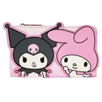 Loungefly Sanrio My Melody Kuromi Flap Wallet