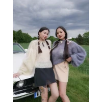 Ribbon mohair jumpers