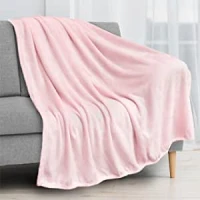 Amazon.com: PAVILIA Fleece Blanket Throw | Super Soft, Plush, Luxury Flannel Throw | Lightweight Microfiber Blanket for Sofa Couch Bed (Light Pink, 50x60 inches) : Home &amp; Kitchen