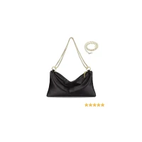 MGBPEI Women Satin Evening Handbag Wedding Prom Clutch Purse Formal Cocktail Party Clutches Shoulder Bag with 2 Bag Chains
