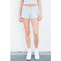 Emery Floral Ribbed Sweatshorts