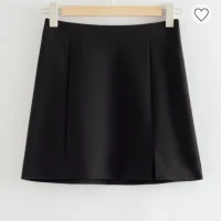 Minirock in A-Linie - Schwarz - Ladies | H&M DE