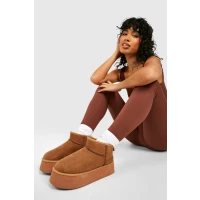 Ultra Mini Platform Cosy Boots