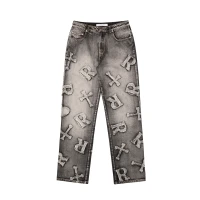 Washed Black Patch Jeans