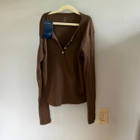 Brown Long Sleeve Top