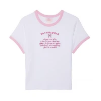 PINK x LoveShackFancy Retro Cotton Tee