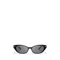 Chanel Chanel Ch5438q Black Sunglasses