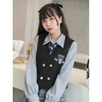 Pre-order Sanrio collaboration jk Japan uniform style vest