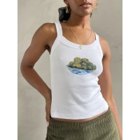 Ribbed Crop Tank