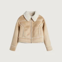 CROPPED SHERPA JACKET