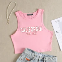 Letter Graphic Tank Top