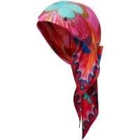 Maison Michel Irina silk graphic-print headscarf