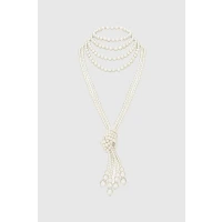 Exclusively Luxury Knotted Pearl Necklace