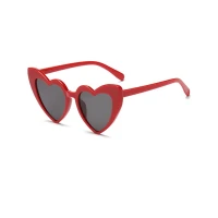 Red Heart Shaped Sunglasses