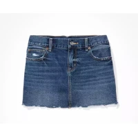 AE Low-Rise Denim Mini Skirt