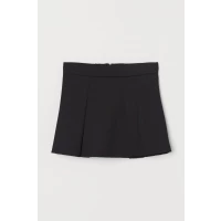 H & M - Pleated Skirt - Black