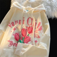 Tulip winter hoodie MK18519 - Black autumn version / M