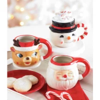 Vintage Holiday Mugs