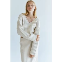 Rib-knit Sweater