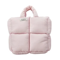 Puffer Tote Bag - Pink
