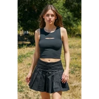 Black Natasha Tank Top