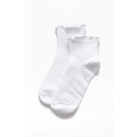 White Ruffle Socks