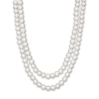 Cultured White Freshwater Pearl Necklace, 52