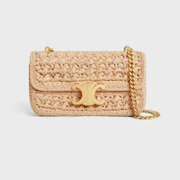 Chain Straw Bag Summer Lipstick Bag Beach Bags Designer Bag Hand Weave Mini Shoulder Bags Underarm Bag Luxury Bag Top Quality Flap Purse Natural Plant Material