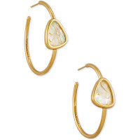Margot Vintage Gold Hoop Earrings