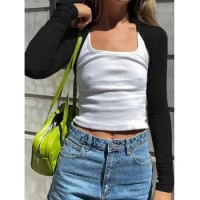 Black Long Sleeve Bolero Shrug Knit Top