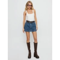 Gazelle Denim Skort Mid Wash