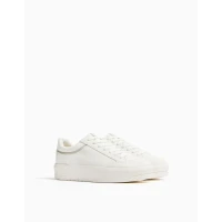 Platform Trainers with Top Stitching Detail