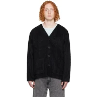 Black Brushed Cardigan