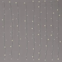 100ltr LED Plug-in Curtain String Lights with Clips - Room Essentials&amp;#8482;