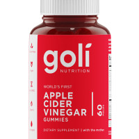 Goli Worlds First Apple Cider Vinegar Gummy Supplement, 60 Count