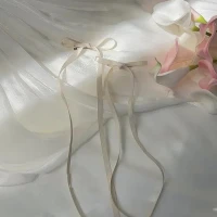 Plain Ribbon Hair Clips