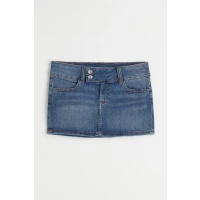 H & M - Denim Mini Skirt - Blue