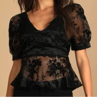 Puffy Sleeve Top