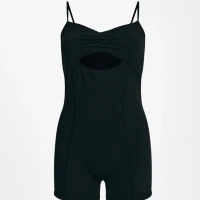 Active Cut Out Ruched Supersoft Unitard