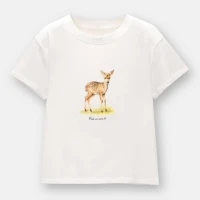 Deer graphic T-shirt - pull&bear