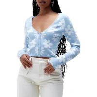 PacSun x KENDALL + KYLIE Daisy Print Cardigan at Nordstrom