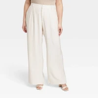 Women's High-Rise Wide Leg Pants - A New Day™