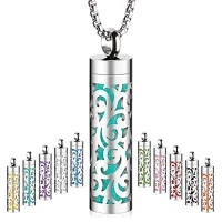 Maromalife Essential Oil Necklace for Women, Aromatherapy Pendant Necklace