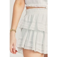 Ruffle Mini Skirt