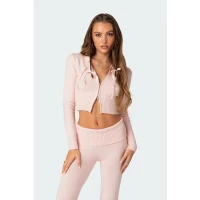 Desiree Knitted Hooded Cardigan