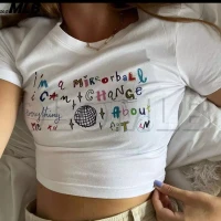 Taylor Swift Mirrorball quote graphic baby tee