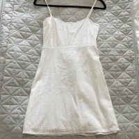 White cotton summer dress