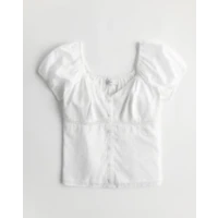 Easy Short-Sleeve Babydoll Top