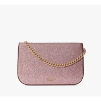 Kate Spade Glimmer Glitter Pochette, Mitten Pink